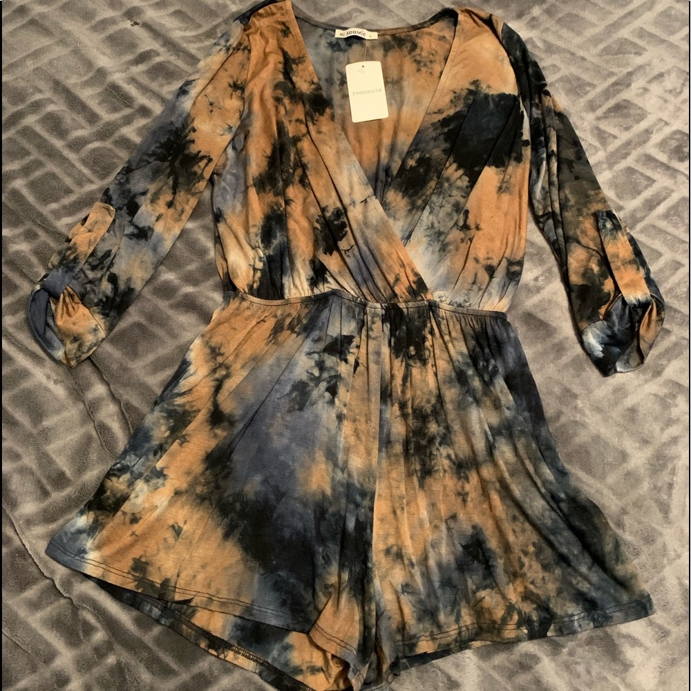 NWT tie dye romper